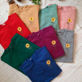 دورس زنانه آستین بلند گلدوزی جنس نخ و پنبه سوپر فری سایز 36 تا 42