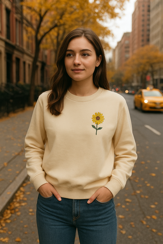 دورس زنانه آستین بلند گلدوزی جنس نخ و پنبه سوپر فری سایز 36 تا 42