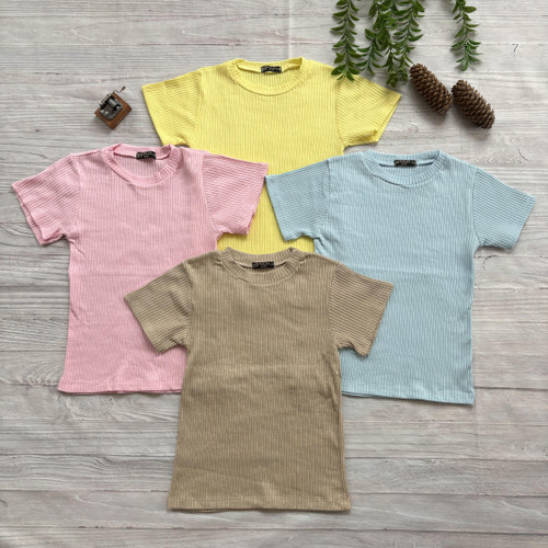 کراپ تیشرت زنانه کبریتی آستین کوتاه فری سایز 36 تا 42