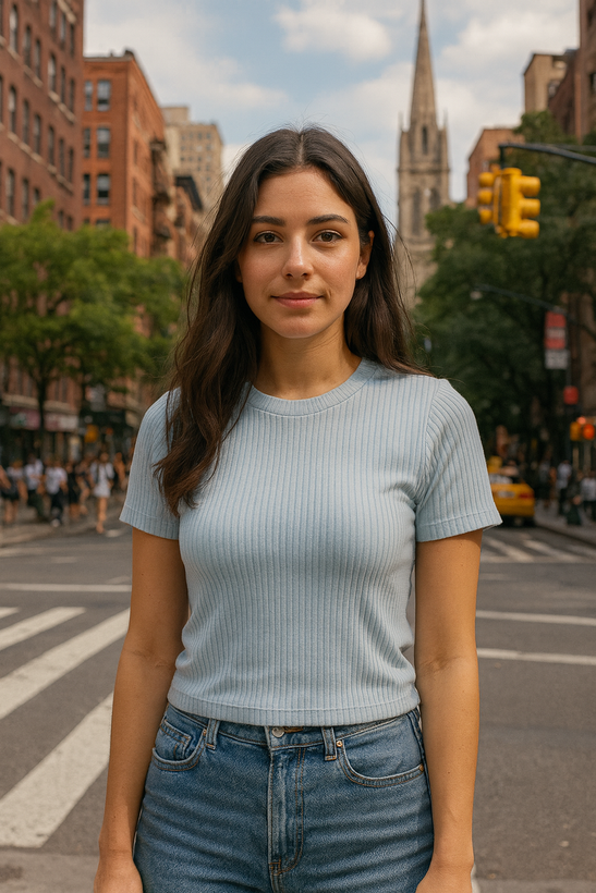 کراپ تیشرت زنانه کبریتی آستین کوتاه فری سایز 36 تا 42