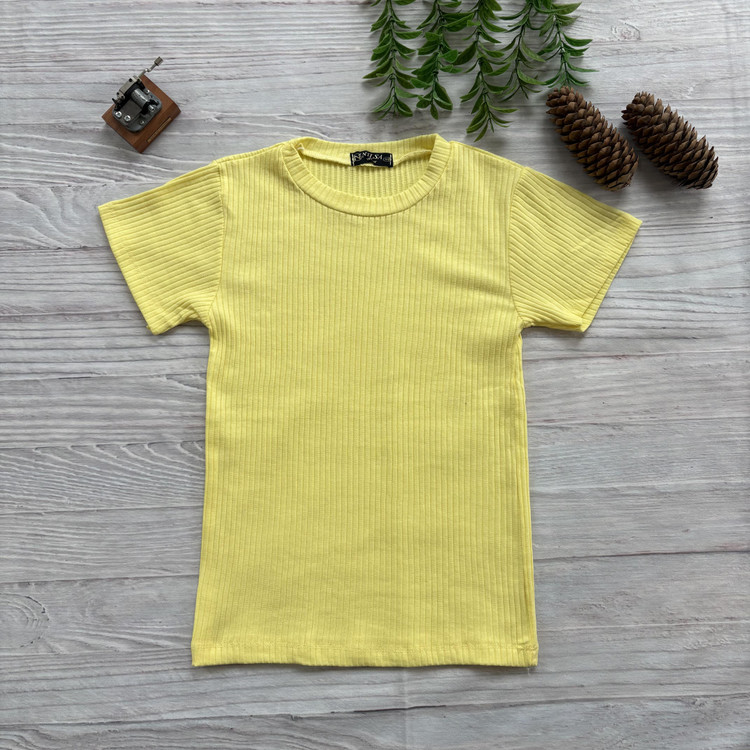 کراپ تیشرت زنانه کبریتی آستین کوتاه فری سایز 36 تا 42