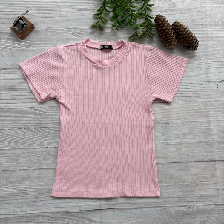 کراپ تیشرت زنانه کبریتی آستین کوتاه فری سایز 36 تا 42