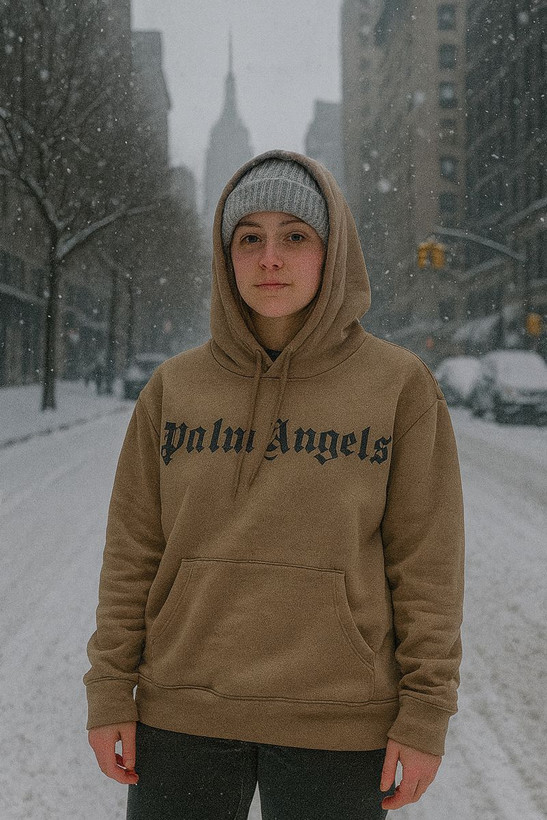 هودی پامانجلز Palm Angels اسپورت زنانه فری سایز 36 تا 44 نخاسپان داخل کرک گرم