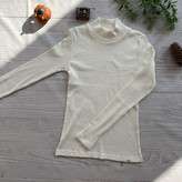 خرید اینترنتی بلوز زنانه یقه ایستاده کبریتی فری سایز 36 تا 44 قیمت ارزان رنگ سفید