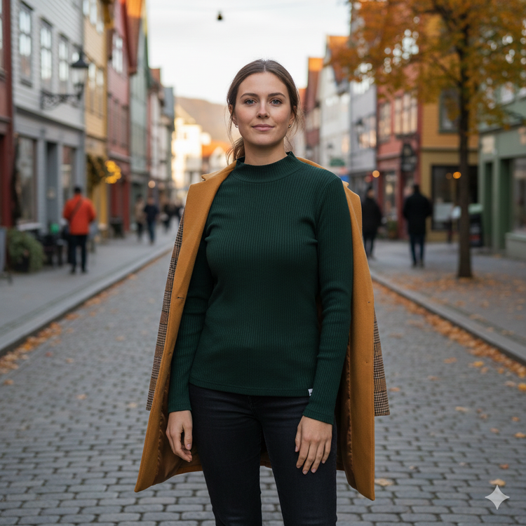 خرید اینترنتی بلوز زنانه یقه ایستاده کبریتی فری سایز 36 تا 44 قیمت ارزان رنگ سبز یشمی