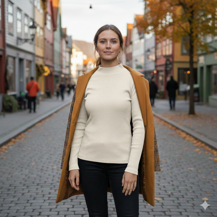 خرید اینترنتی بلوز زنانه یقه ایستاده کبریتی فری سایز 36 تا 44 قیمت ارزان رنگ سفید