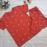 ست تیشرت و شلوار زنانه نخ و پنبه اعلا، لباس راحتی زنانه، لباس خانگی، تیشرت شلوار نخی، ست اسپرت زنانه، لباس راحت و سبک، خنک و تنفسپذیر، سایز 36 تا 42، دوخت باکیفیت، مناسب منزل و استفاده روزمره