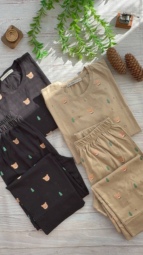 ست بلوز و شلوار زنانه آستین بلند نخ و پنبه اعلا سایز نرمال 36 تا 40، لباس راحتی نخی زنانه، ست خانگی و اسپرت، سبک، خنک و تنفسپذیر، مناسب استفاده روزمره و منزل