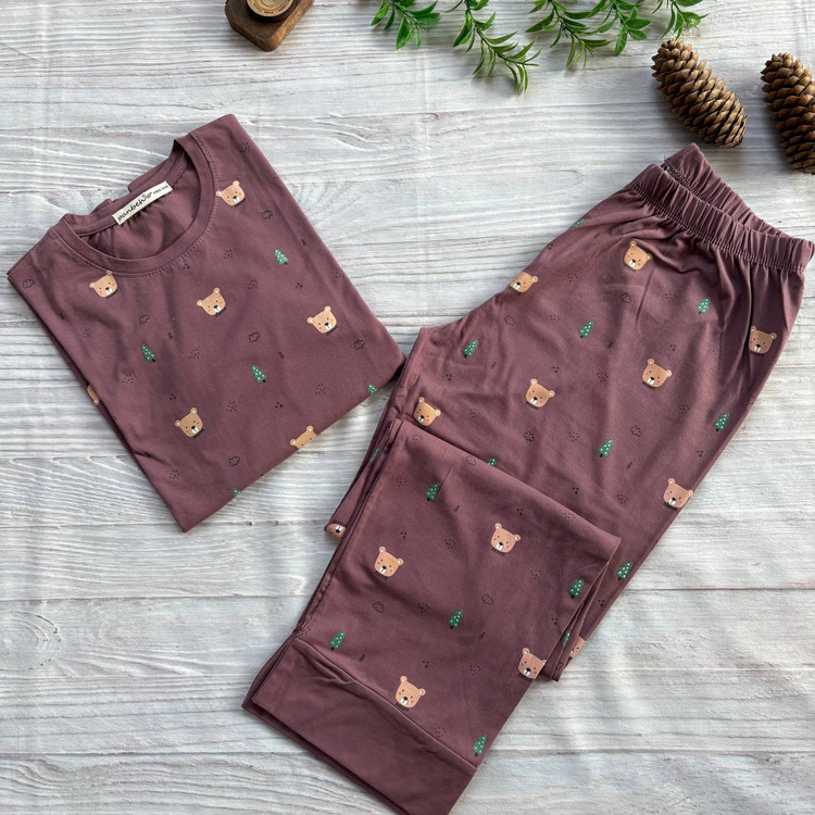 ست بلوز و شلوار زنانه آستین بلند نخ و پنبه اعلا سایز نرمال 36 تا 40، لباس راحتی نخی زنانه، ست خانگی و اسپرت، سبک، خنک و تنفسپذیر، مناسب استفاده روزمره و منزل