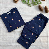 ست بلوز و شلوار زنانه آستین بلند نخ و پنبه اعلا سایز نرمال 36 تا 40، لباس راحتی نخی زنانه، ست خانگی و اسپرت، سبک، خنک و تنفسپذیر، مناسب استفاده روزمره و منزل