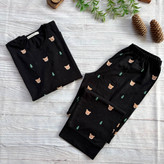 ست بلوز و شلوار زنانه آستین بلند نخ و پنبه اعلا سایز نرمال 36 تا 40، لباس راحتی نخی زنانه، ست خانگی و اسپرت، سبک، خنک و تنفسپذیر، مناسب استفاده روزمره و منزل