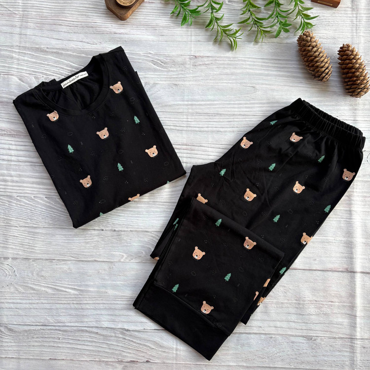 ست بلوز و شلوار زنانه آستین بلند نخ و پنبه اعلا سایز نرمال 36 تا 40، لباس راحتی نخی زنانه، ست خانگی و اسپرت، سبک، خنک و تنفسپذیر، مناسب استفاده روزمره و منزل