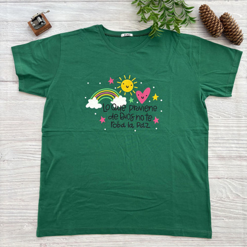 تیشرت آستین کوتاه زنانه جنس 100% نخ و پنبه فری سایز 38 تا 46