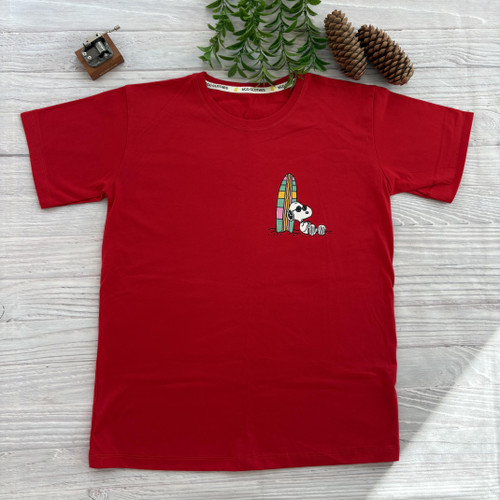 تیشرت زنانه اسنوپی SNOOPY جنس نخ و پنبه فری سایز 36 تا 40