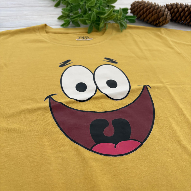 کراپ زنانه و دخترانه طرح باب اسفنجی فری سایز 36 تا 40