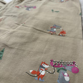 ست تیشرت شلوار زنانه طرح جنگل جنس نخ و پنبه علا فری سایز 36 تا 42 رنگ کرم