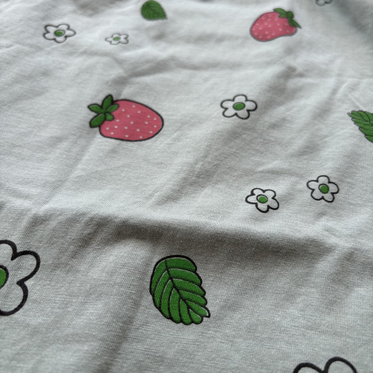 ست تیشرت شلوارک زنانه طرح خرگوش جنس نخ پنبه اعلا فری سایز 36 تا 44 سبز