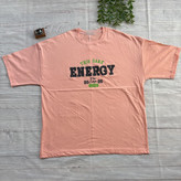 تیشرت زنانه لش باکسی ENERGY چاپ پفکی فری سایز، جنس پنبه سوپر درجه یک – مناسب سایز ۳۸ تا ۵۶