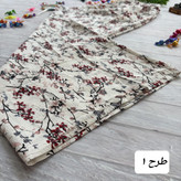 شلوار بگ زنانه گلدار پفکی جنس نخی موسلین وارداتی | کمرکش فری سایز 36 تا 46 | خنک و راحت تابستانی