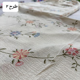 شلوار بگ زنانه گلدار پفکی جنس نخی موسلین وارداتی | کمرکش فری سایز 36 تا 46 | خنک و راحت تابستانی